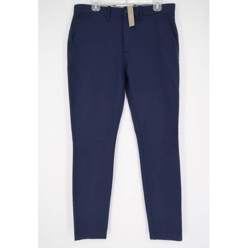 J.Crew Pants Mens‎ Size 32x34 250 Skinny Chino Stretch Navy NWT AB613